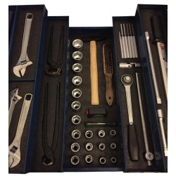 EPE foam mat type kaizen foam 40 x 57 x 3 cm. grijs/antraciet. 4 lagen