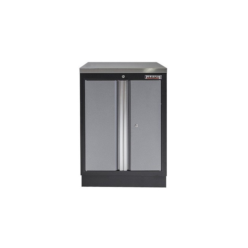 Werkplaatskast met vier laden / werkbank met metaal omkleed werkblad - 68 x 46 x 94,8  cm