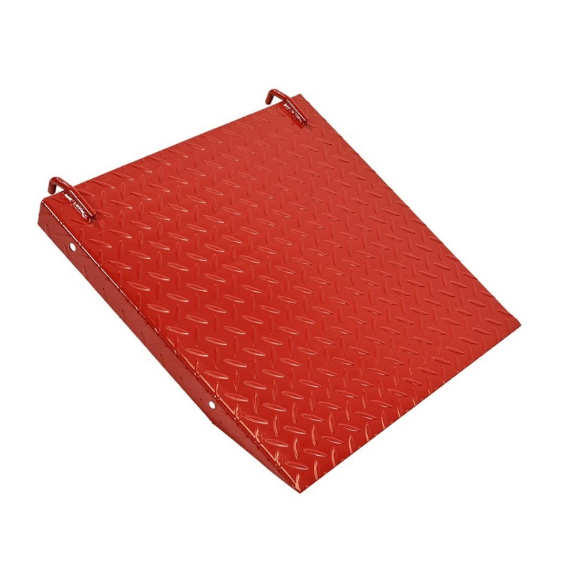 Oprijplaat rood voor heftafel 0331