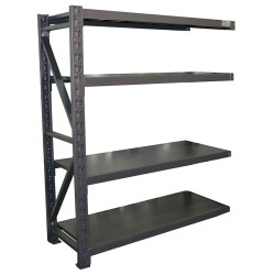 Magazijnstelling 302 x 60 x 180 cm. capaciteit 1000 kg.