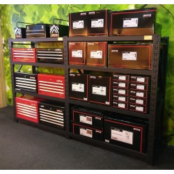 Magazijnstelling 155 x 60 x 180 cm. capaciteit 1000 kg