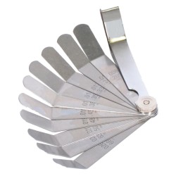 12 delige set voelermaten, 90 graden omgezet / gebogen