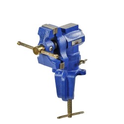 Multifunctionele tafelbankschroef 65 mm. draaibare uitvoering met aambeeld