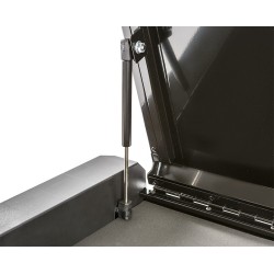 Professionele gereedschapskist zwart met 4 laden