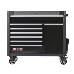 Gereedschapswagen zwart 7 laden + lade met magazijnbakjes - 110 x 48 x 101 cm