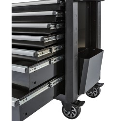Gereedschapswagen zwart 7 laden 72 x 48 x 101 cm