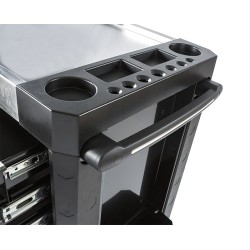 Gereedschapswagen zwart 7 laden 72 x 48 x 101 cm