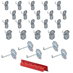 Set haken voor Powerplustools gereedschapsbord - gereedschapsborden