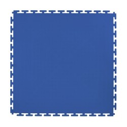 PVC kliktegel blauw 500 x 500 x 6 mm. Vloertegel voor industrieel gebruik - hamerslag anti slip profiel