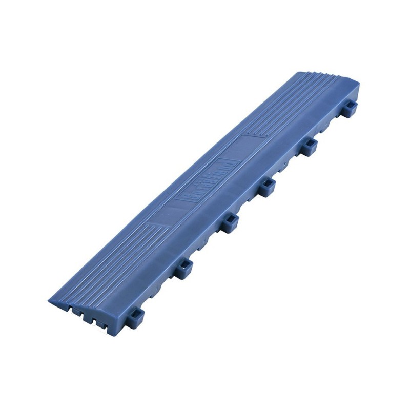 Kunststof oprijrand blauw - oplooprand 400 x 60 mm voor 1810 + 1813 kliktegel type 1