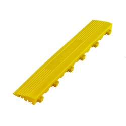 Kunststof oprijrand geel - oplooprand 400 x 60 mm voor 1810 + 1813 kliktegel type 1