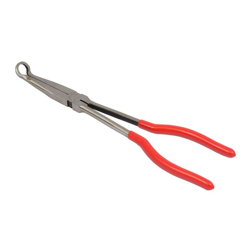 Extra lange platte rondbektang 45 graden gebogen