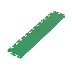 PVC oprijrand groen - oplooprand 500 x 100 mm. voor Industriële PVC kliktegel