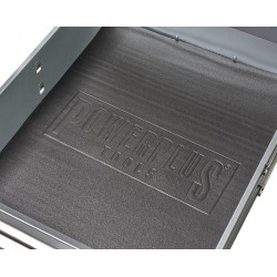 Professionele werkbank – montagetafel 215 x 70 x 95 cm. met 12 laden en 2 gereedschapskasten