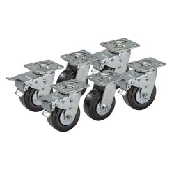 Set van 6 wielen voor de 2740 werkbankserie