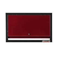 Wandkast / hangkast rood met gasgeveerde klep 72 x 28 x 40 cm