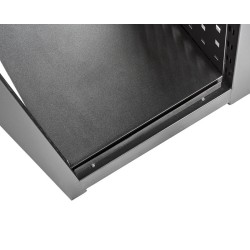 Magazijnstelling grijs antraciet - 68 x 46 x200 cm met gereedschapsbordprofiel