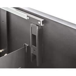 Werkplaatskast / werkbank met 7 laden + draaideurkast met hardhouten werkblad - 136 x 46 x 94,8 cm