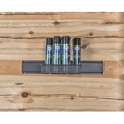 Metalen opbergmand 28 x 16,5 x 6,1 cm – wandhouder – opbergsysteem voor diversen