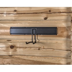 Dubbele wandhaak 20 x 10 cm. – tuingereedschap haak – gereedschap ophangen