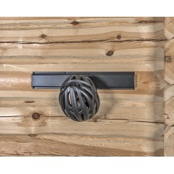 Universele haak voor het ophangen van een bezem of ander product met ronde steel