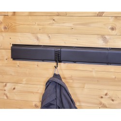 Uitgebreid opbergsysteem - tuingereedschap ophangen - opbergen - opbergsysteem - ophangsysteem  aan de muur