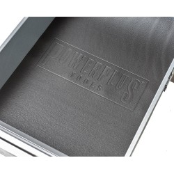 Professionele werkbank – montagetafel 215 x 70 x 95 cm. met 24 laden en hardhouten werkblad