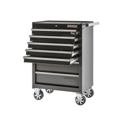 GEREEDSCHAPSWAGEN 0676 ZWART -- 7 LADEN MET QUICK LOCK SLUITING