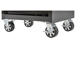 GEREEDSCHAPWAGEN SET 0676 ZWART 16 LADEN QUICK LOCK