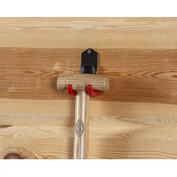 Dubbele wandhaak – ophangbeugel van metaal 6 x 6,5 x 11,5 cm