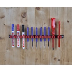 Set van 3 gereedschapshouders - schroevendraaierhouder