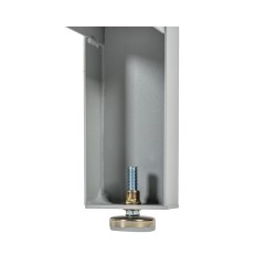 Heavy Duty werkbank met hardhouten werkblad, grijs pootstel en laden blok zwart - 144 x 60 x 94 cm