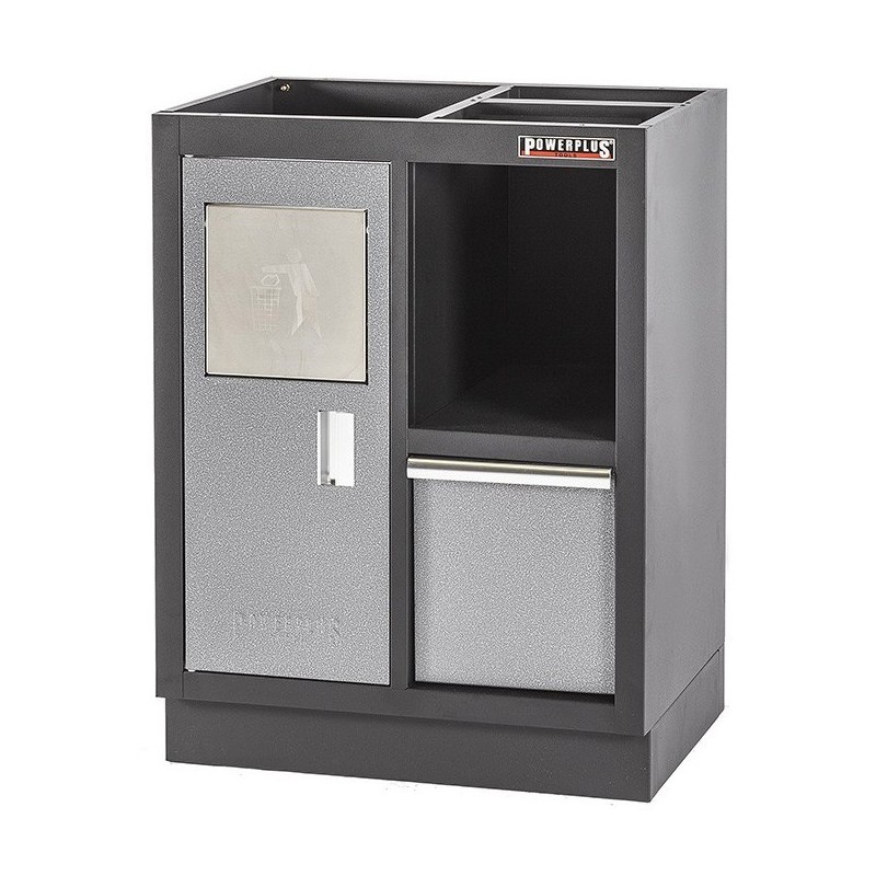 Werkplaatskast met afvalbak 68 x 46 x 91 cm