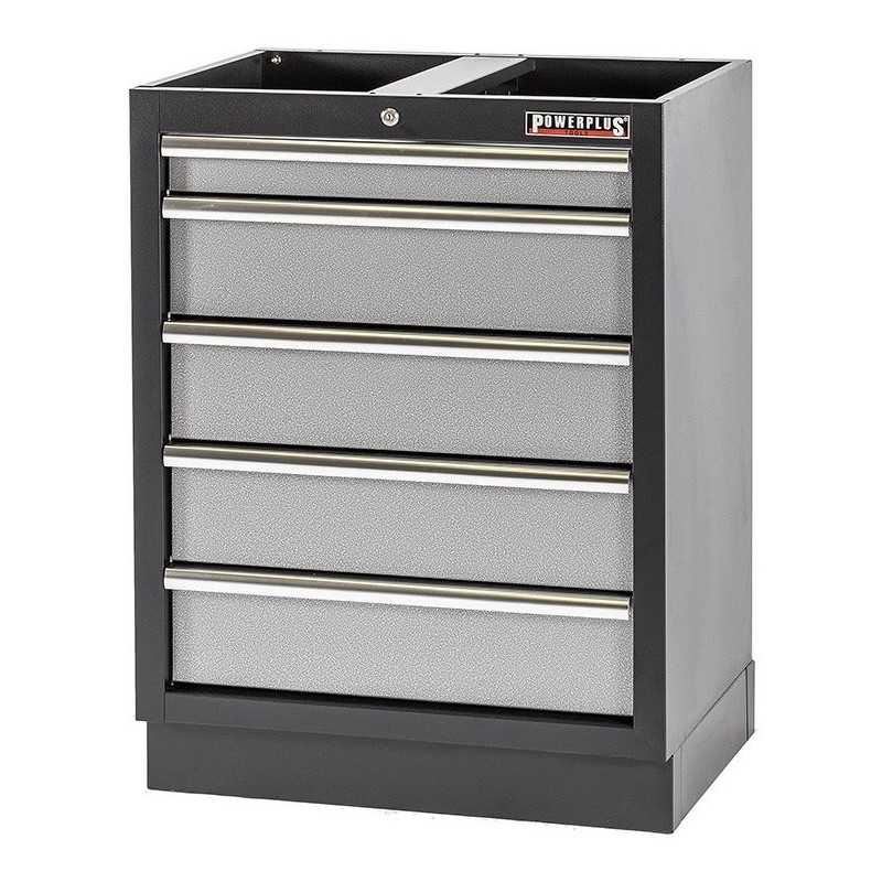 Werkplaatskast met 5 laden 68 x 46 x 91 cm