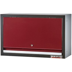 Wandkast / hangkast rood met gasgeveerde klep 72 x 28 x 40 cm