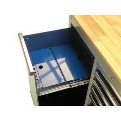Gereedschapswagen – verrijdbare werkbank met 7 laden en gereedschapskast afm.117 x 46 x 94 cm