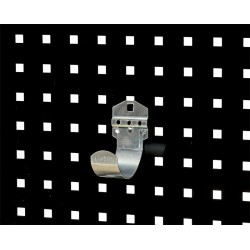 Gereedschapshaak halfrond 100 x 30 mm voor gereedschapsbord