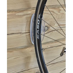 Fiets verticaal ophangen aan voorwiel – stalen wandhaak voor fiets – haak 30 x 9 cm