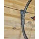 Fiets verticaal ophangen aan voorwiel – stalen wandhaak voor fiets – haak 25,5 x 8 cm