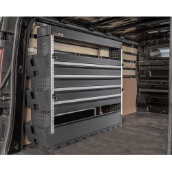 Bedrijfswageninrichting – universele inbouw kast voor bestelwagen – bestelbus 127 x 33 x 120 cm