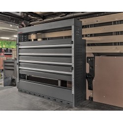 Bedrijfswageninrichting – universele inbouw kast voor bestelwagen – bestelbus 127 x 33 x 120 cm