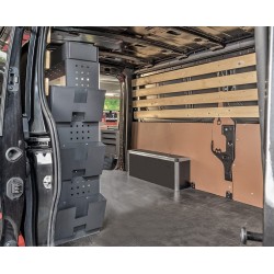 Bedrijfswageninrichting – universele inbouw kast voor bestelwagen – bestelbus 127 x 33 x 120 cm