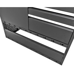 Bedrijfswageninrichting – universele inbouw kast voor bestelwagen – bestelbus 129 x 43 x 100 cm