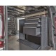 Bedrijfswageninrichting – universele inbouw kast voor bestelwagen – bestelbus 129 x 43 x 100 cm