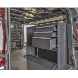 Bedrijfswageninrichting – universele inbouw kast voor bestelwagen – bestelbus 129 x 43 x 100 cm