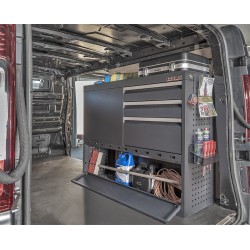 Bedrijfswageninrichting – universele inbouw kast voor bestelwagen – bestelbus 129 x 43 x 100 cm
