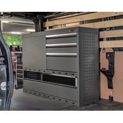 Bedrijfswageninrichting – universele inbouw kast voor bestelwagen – bestelbus 129 x 43 x 100 cm