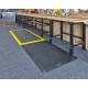PVC oprijrand geel 400 x 80 x 11,5 / 3,5 mm. voor kliktegel 1815 typ 2