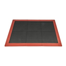 PVC hoekstuk 8 x 8 x 11,5 / 3,5 mm. voor kliktegel 1815 kleur rood