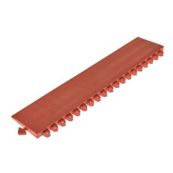 Antislip vloer mat – PVC werkplaatsmat – antivermoeidheidsmat, kleur zwart met rood, afm. 136 x 96 x 1,2 cm.